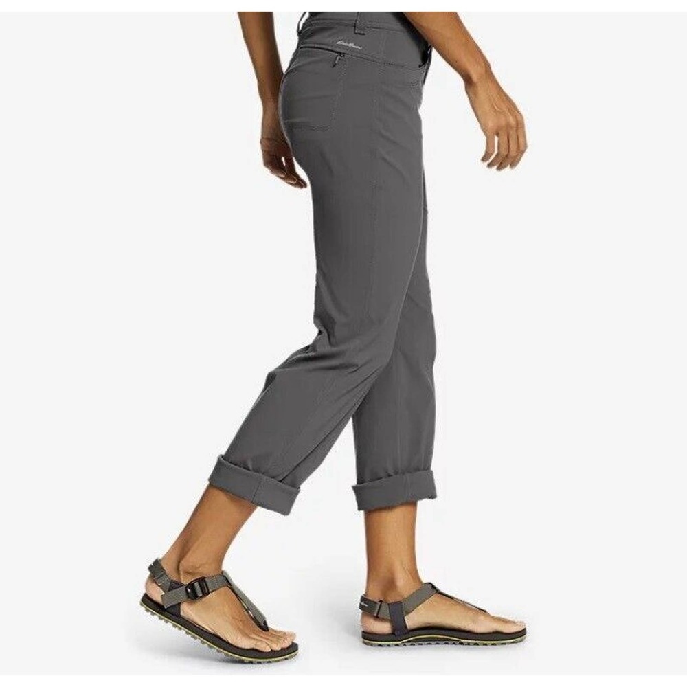 Eddie Bauer Women's Sightscape Horizon Convertible Roll-Up Gray Size 12 H14798 - Picture 14 of 14